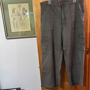 American Eagle Outfitters Women's Wide Leg Gray Pants 16S
